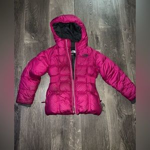 Girls North face winter coat